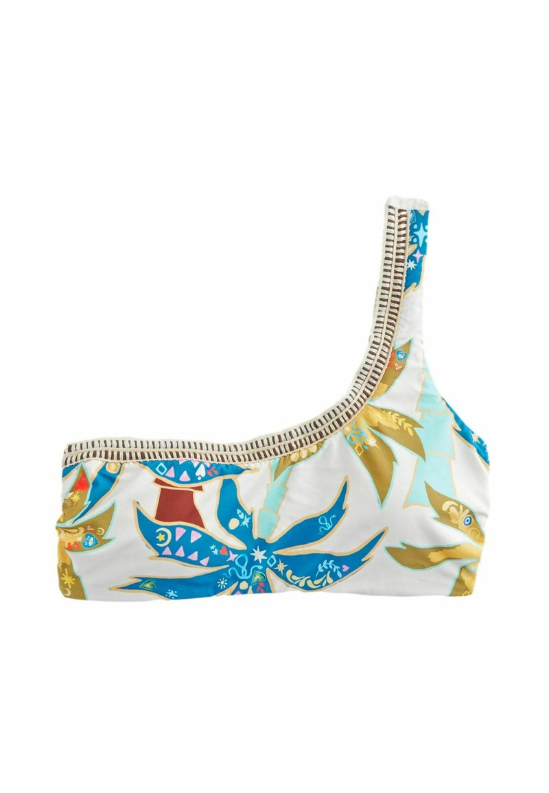 Never Fully Dressed PALM ONE SHOULDER - Bikini felső - ecru