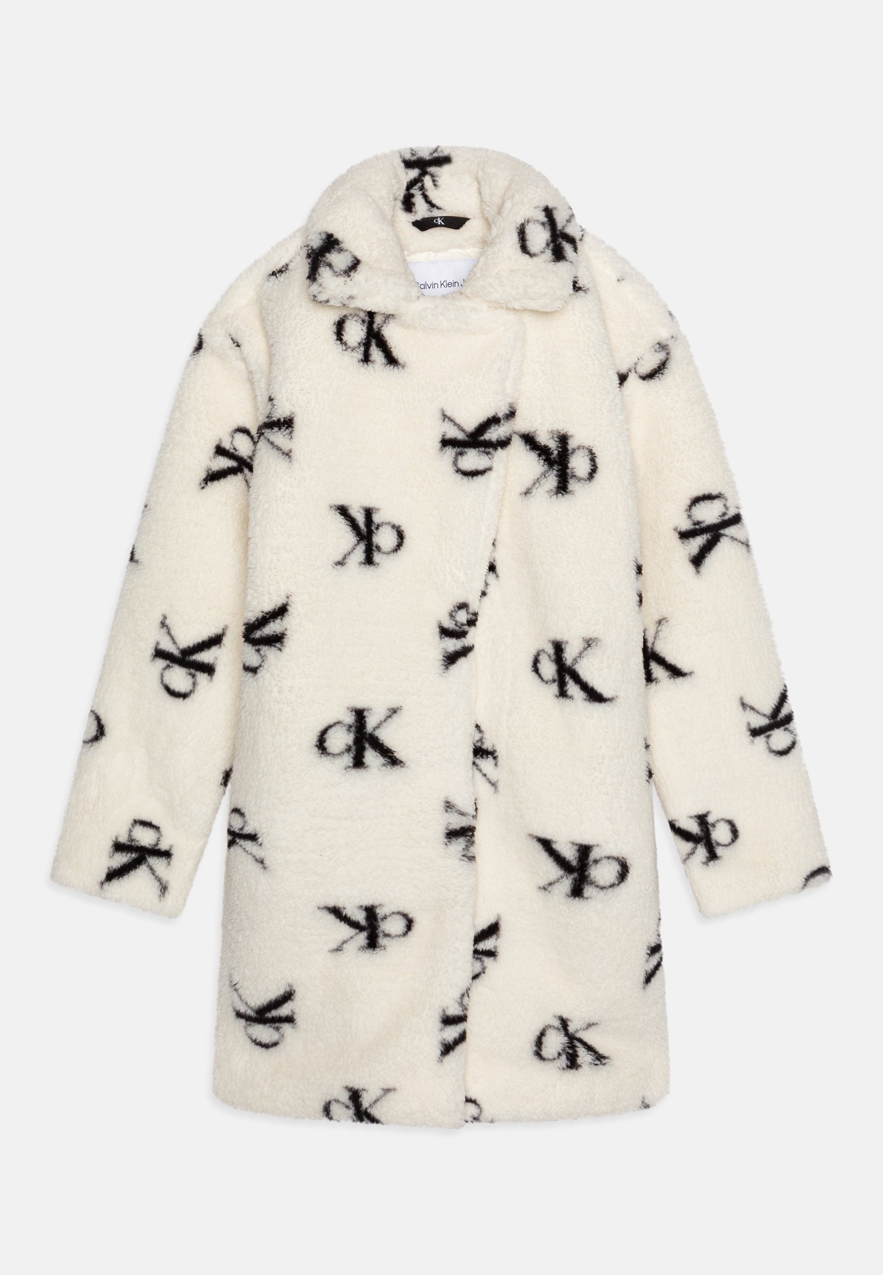 Calvin Klein Jeans TEDDY COAT Wintermantel ivory/weiß