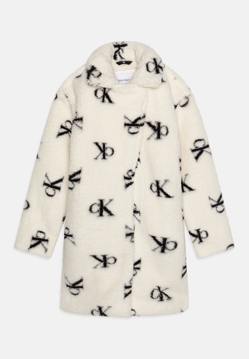 Calvin Klein Jeans TEDDY COAT - Χειμωνιάτικο παλτό - ivory
