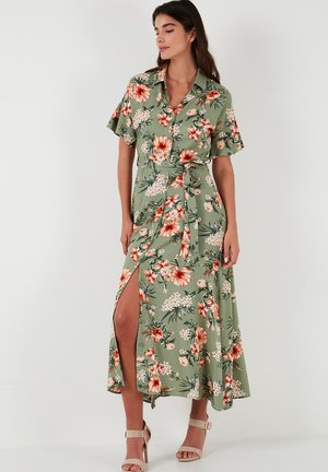 LELA REGULAR FIT - Robe longue - olive