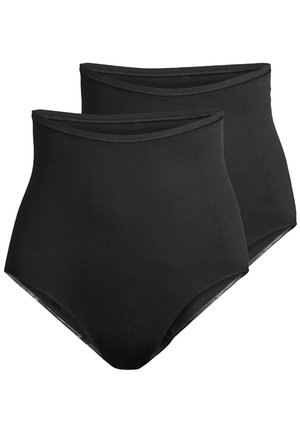 HIGH WAIST  2ER PACK INSHAPE - Shorty - schwarz