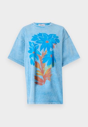 Stieglitz, VALERIE OVERSIZED - T-shirt print - blue