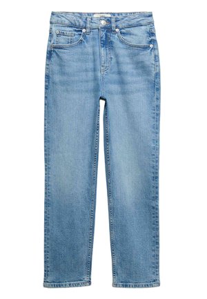 Marks & Spencer, HIGH WAISTED CROPPED - Jeans Slim Fit - light indigo