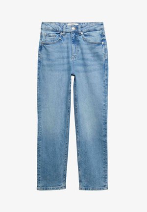 Marks & Spencer, HIGH WAISTED CROPPED - Jeans Slim Fit - light indigo