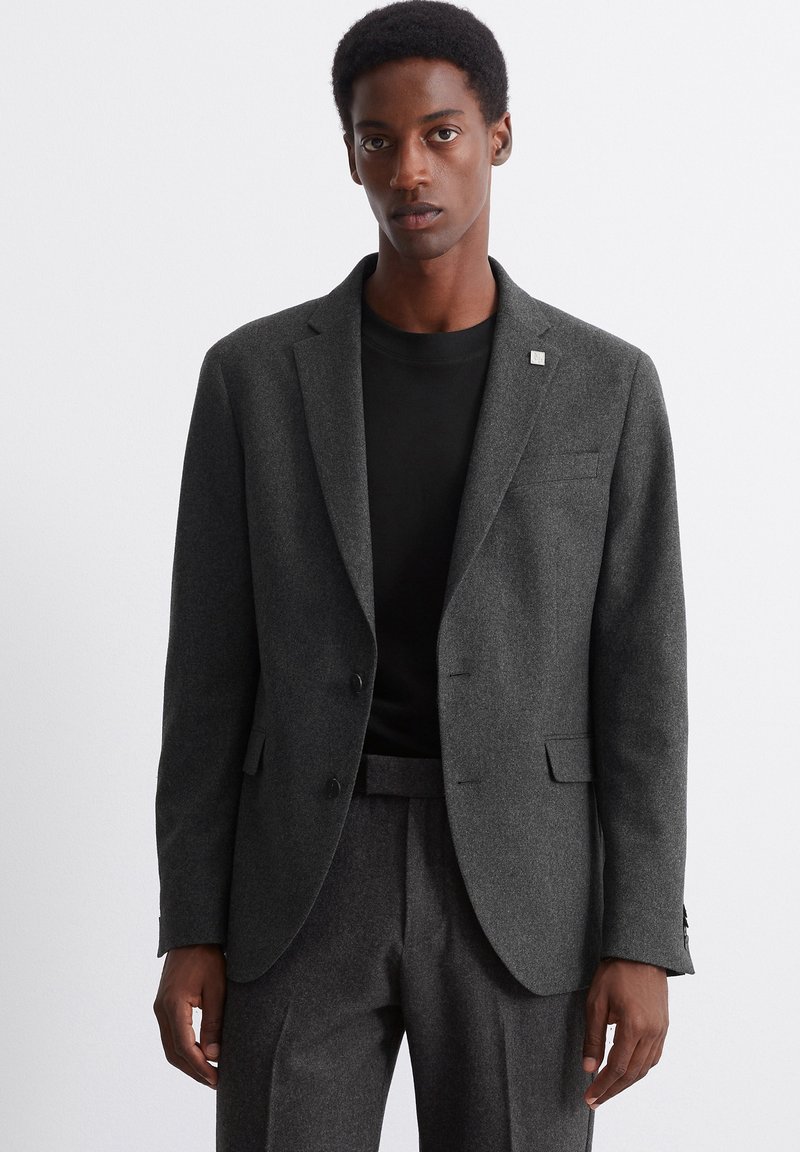 Marc O'Polo Veste de costume - dark grey melange