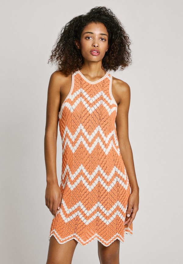 ORIANA - Day dress - washed orange
