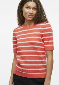 VILA KURZARM - Camiseta estampada - dubarry