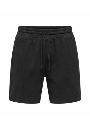 Only & Sons SHORTS ONSEDDIE LOCKER GESCHNITTEN SHORTS - Tepláky - black