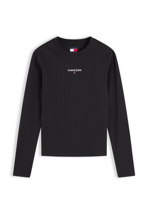Tommy Jeans, SLIM CLASSIC LOGO - Μπλούζα με μακριά μανίκια - black