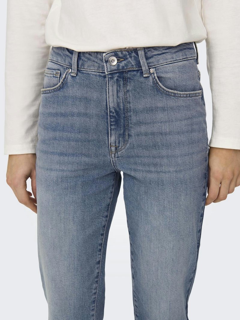Jean Slim Femme Zara Taille 35 Longueur 33 Délavé Bleu Moyen - Occasion Très Bon état