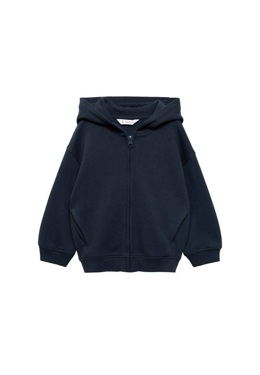 Felpa Blu Royal Felpe Zip Bambino Mango Kids Felpa Con Zip Royal