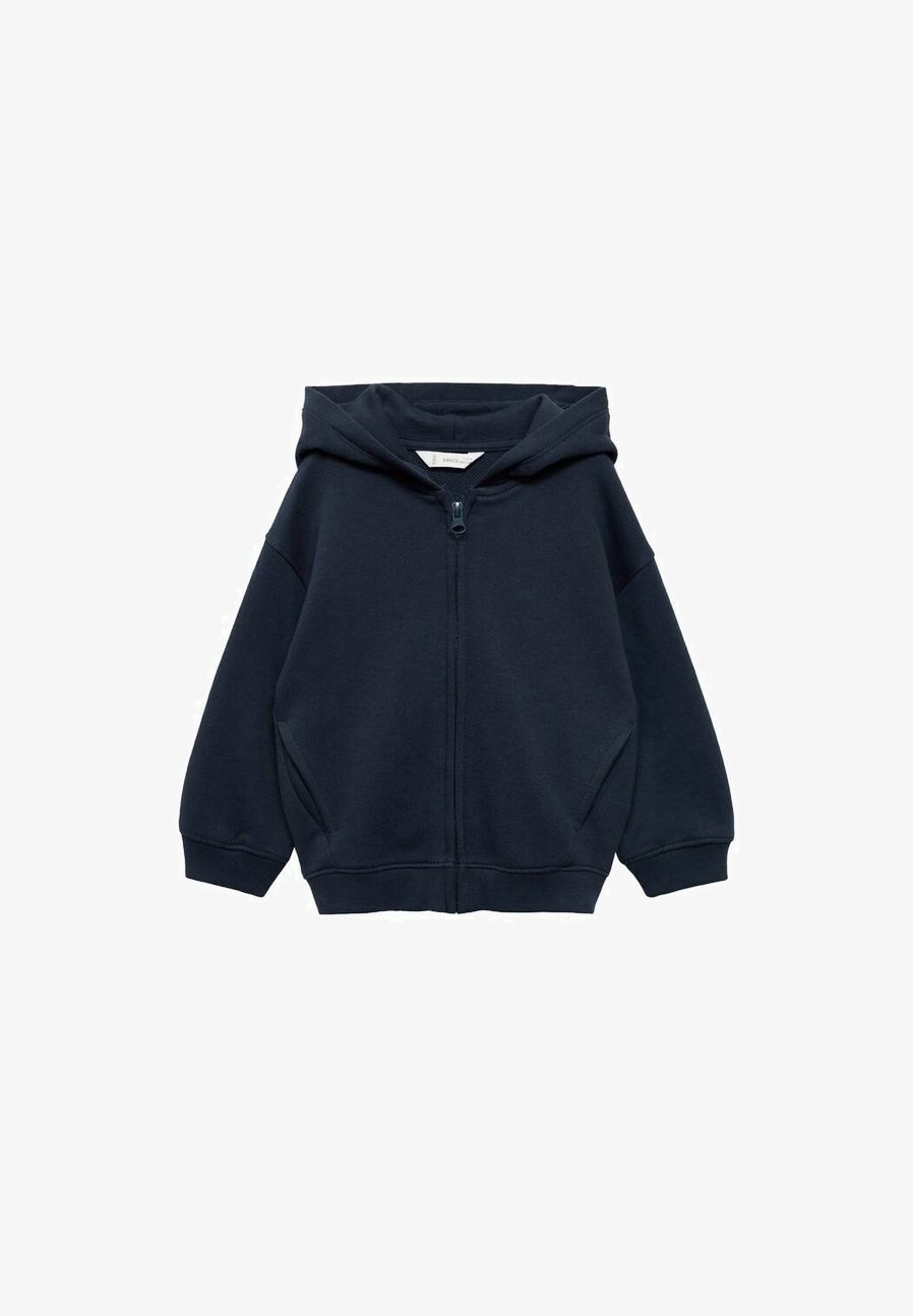 Felpa Blu Royal Felpe Zip Bambino Mango Kids Felpa Con Zip Royal