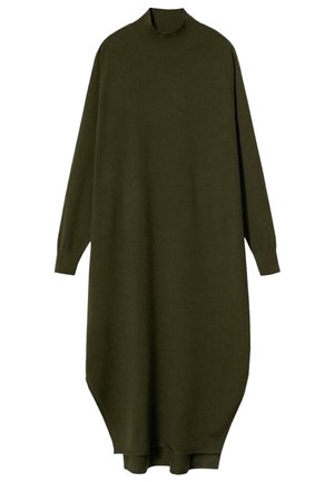 Gebreide jurk - khaki