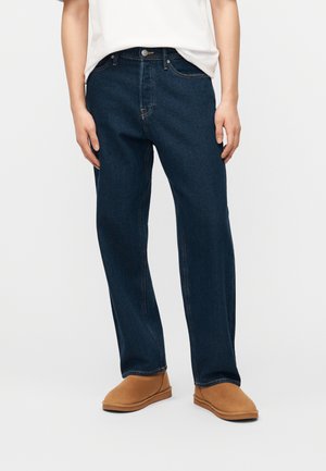 JJIALEX JJORGINA - Straight leg jeans - blue denim