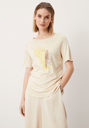 Print T-shirt - butter placed prin