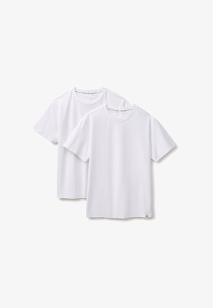 United Colors of Benetton, STRETCH T-SHIRT BI PACK.. - T-Shirt basic - white