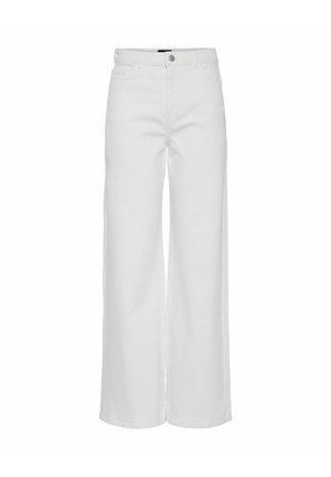 Pieces, WIDE FIT PCSELMA - Zvonové džínsy - bright white
