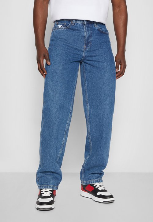 Karl Kani RETRO BAGGY WORKWEAR - Jeans Relaxed Fit - bleached blue/blå ...