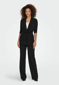 JDY JDYGEGGO LIFE L/S BELT BLAZER JRS - Kort kåpe / frakk - black