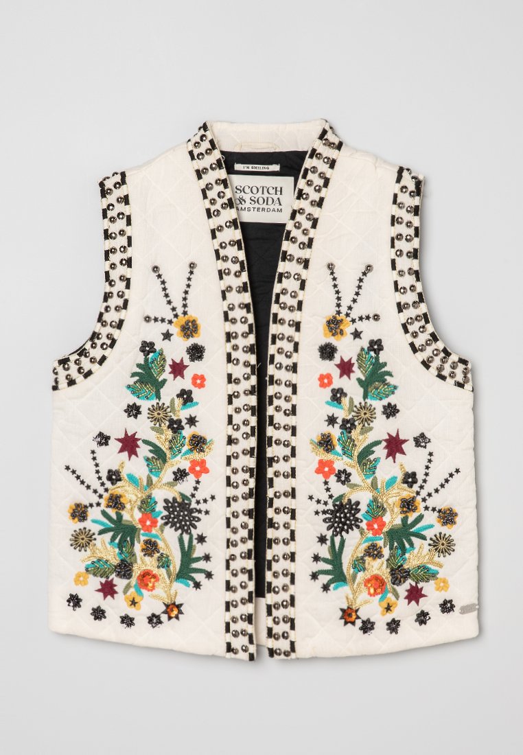 Scotch & Soda Bodywarmer crème Scotch & Soda Bodywarmer crème