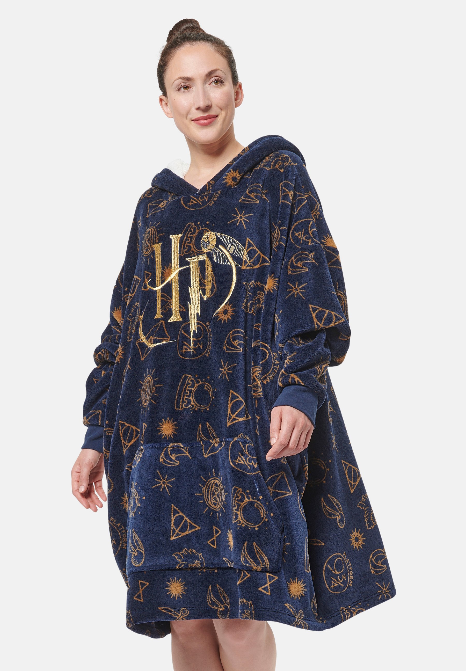 Harry Potter - Ragazza Ragazzo - Felpa Cappuccio Full Print