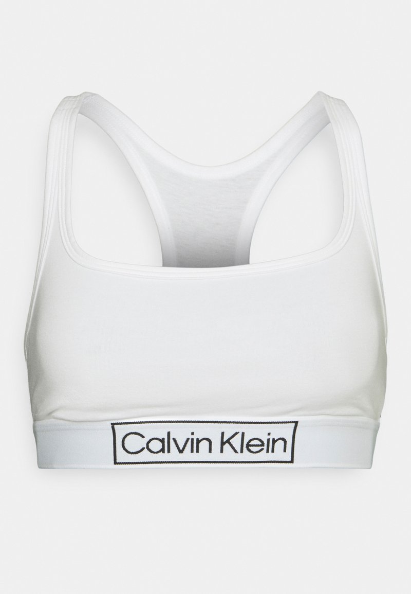 Calvin Klein Underwear UNLINED BRALETTE REIMAGINED HERITAGE - Corpete - white