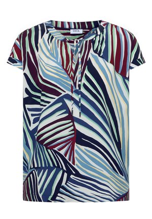 Cecil, DROPPED SHOULDER BLUSE MIT STRUKTUR - Blouse - palm breeze green