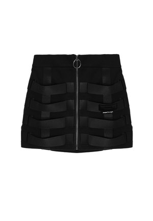 MW091180021 - Falda acampanada - black
