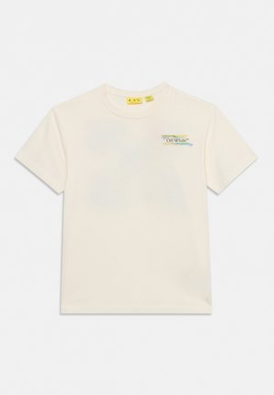 OFF-WHITE, ARROW WATERCOLOR TEE UNISEX - Тениска с щампа - egret