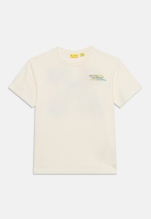 OFF-WHITE, ARROW WATERCOLOR TEE UNISEX - T-shirt imprimé - egret