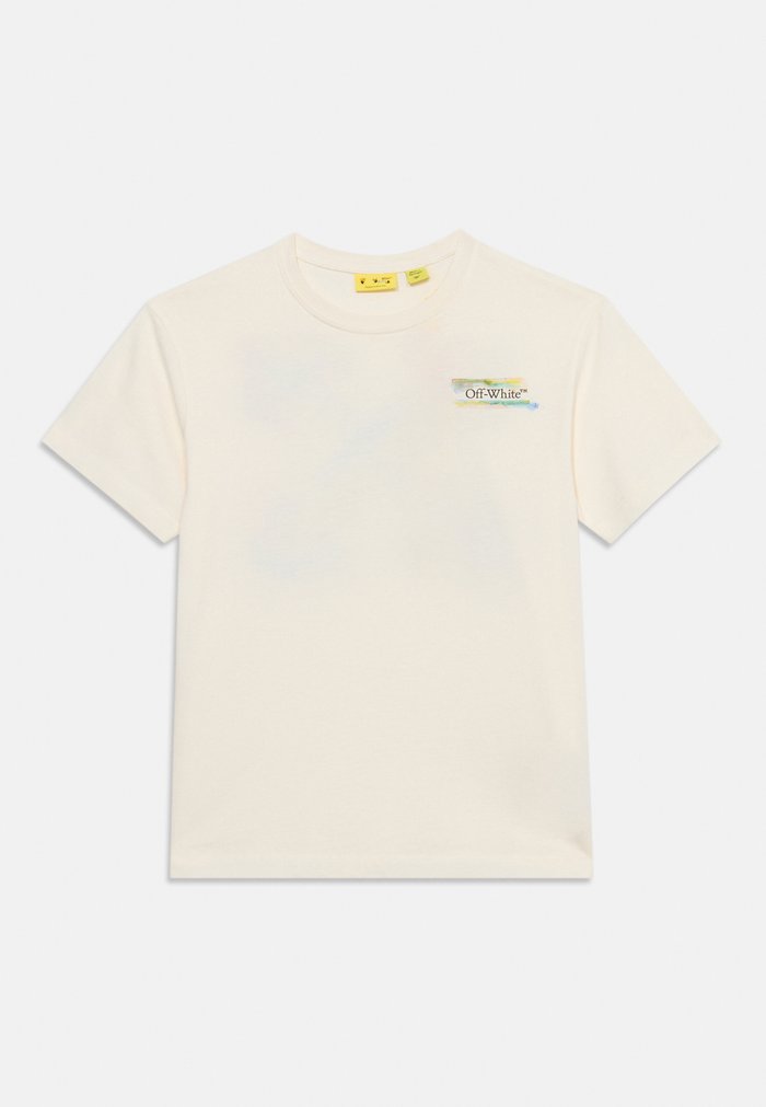 Off-White ARROW WATERCOLOR TEE UNISEX - Print T-shirt - egret
