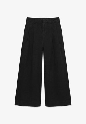 Vero Moda, TROUSERS VMNOVA MID WAIST TROUSERS - Pantalon classique - black