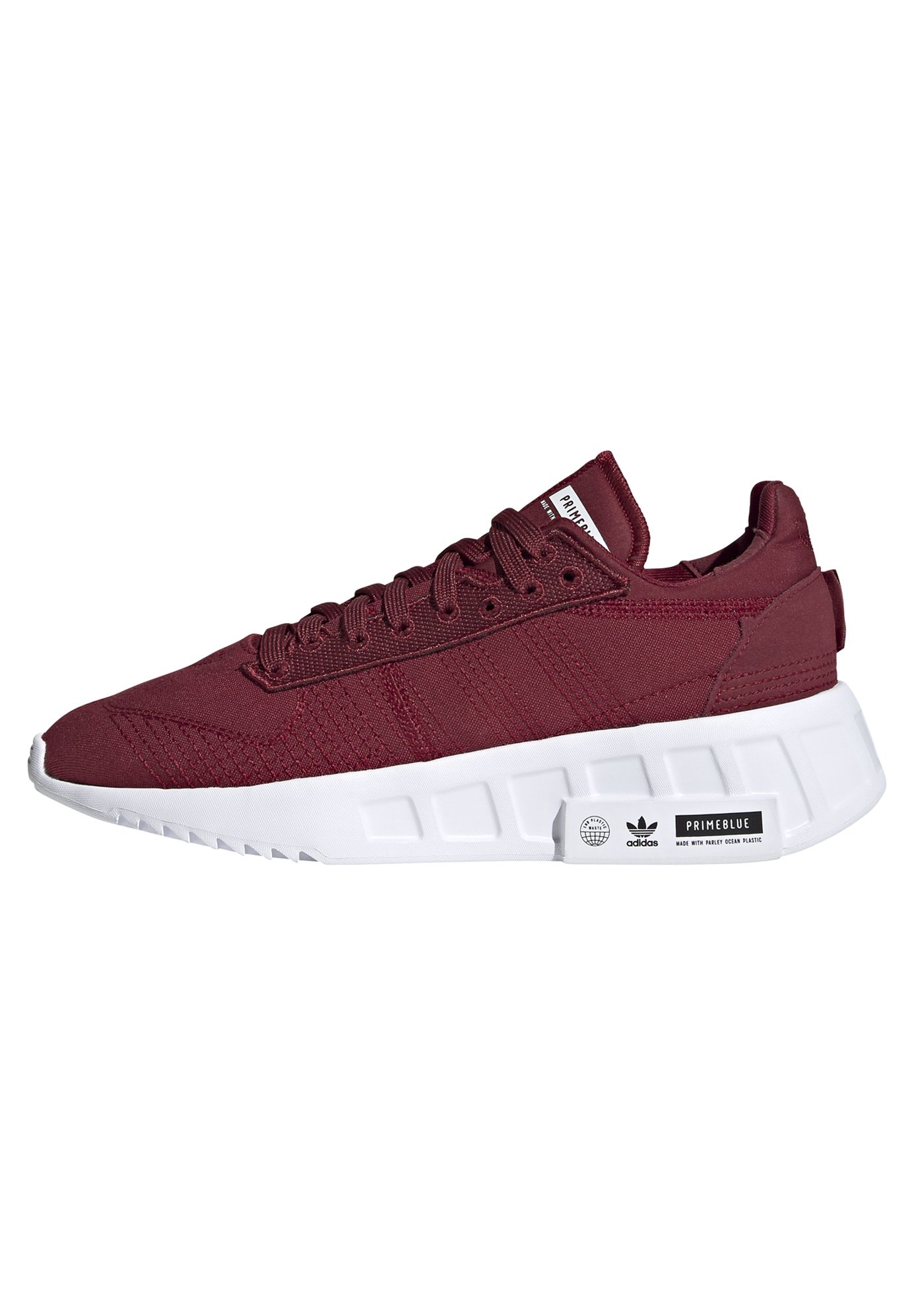 adidas Originals EARTH RUNNER PRIMEBLUE SHOES - Trainers - collegiate  burgundy/footwear white/core black/dark red - Zalando.co.uk