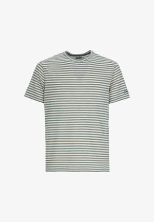 MC2 Saint Barth, T-SHIRT DOVER STRIPES - T-shirt con stampa - verde