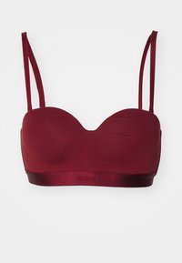 BOSS WIRELESS BEA - Push up -rintaliivit - medium red