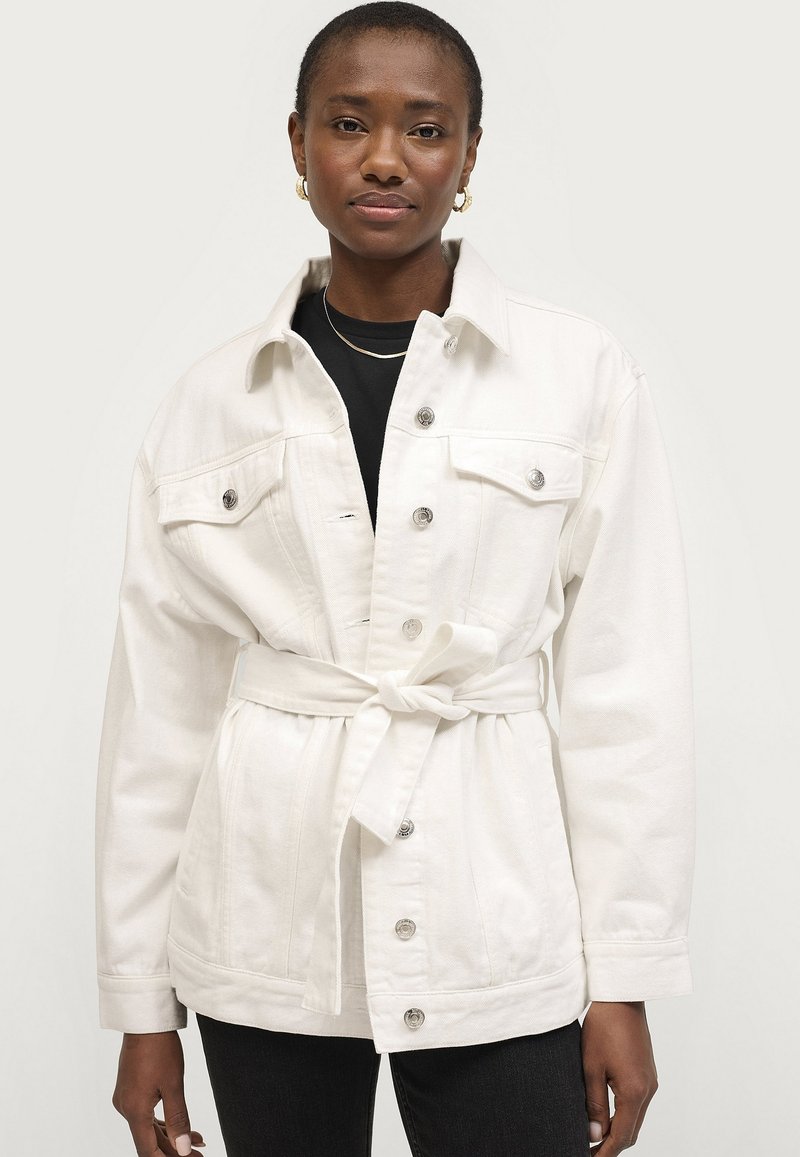 Ellos Collection Veste en jean - creme/?�cru - ZALANDO.FR