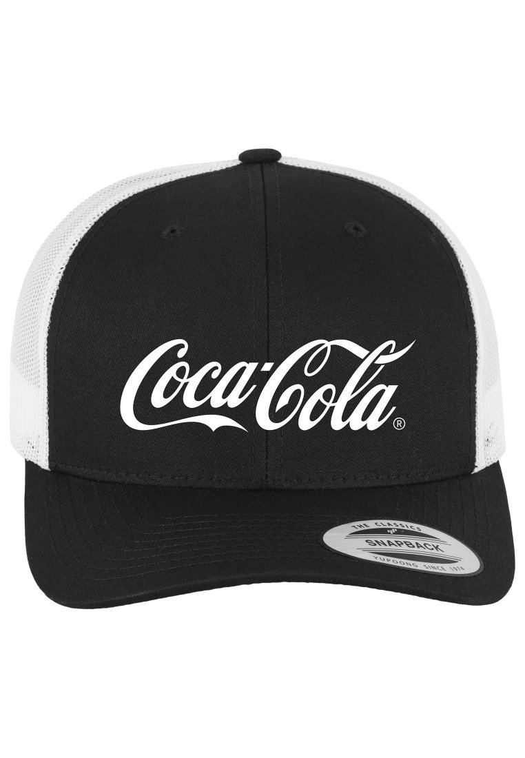 Merchcode COCA COLA LOGO TRUCKER Cap black/white/schwarz Zalando