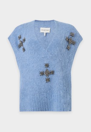 MUNTHE, VURULIA - T-shirt imprimé - blue