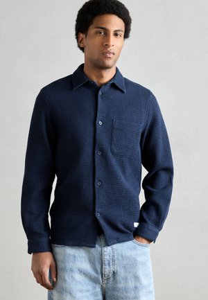 SHIRT WAFFLE STRUCTURE - Camisa - true navy