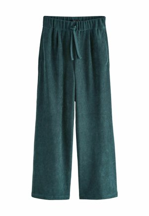 PULL-ON WIDE LEG - Trousers - green