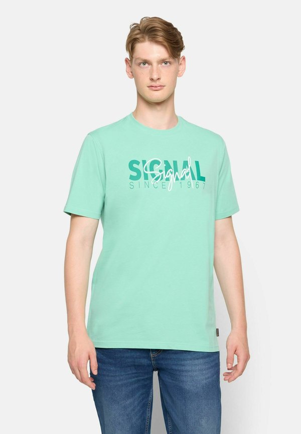 T-Shirt print - dusty jade