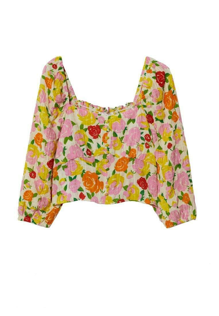 Mango Blouse geel Mango Blouse geel