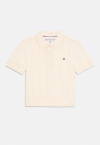 Tommy Hilfiger POINTELLE - Polokošeľa - ivory petal