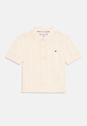 POINTELLE - Poloshirt - ivory petal