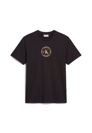 Calvin Klein Jeans, CREST GRAPHIC - Μπλουζάκι με στάμπα - black
