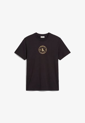 Calvin Klein Jeans, CREST GRAPHIC - T-Shirt print - black