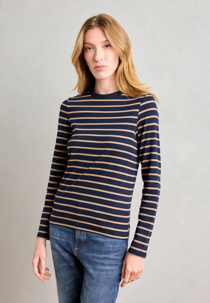 Lindex KATARINA - Top s dlouhým rukávem - dark navy