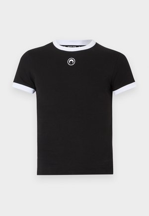 MOON BABY FIT UNISEX - Lihtne T-särk - black/white