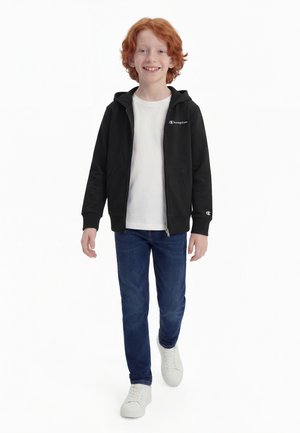 Champion ICONS CONTRAST - Mikina so zipsom - black