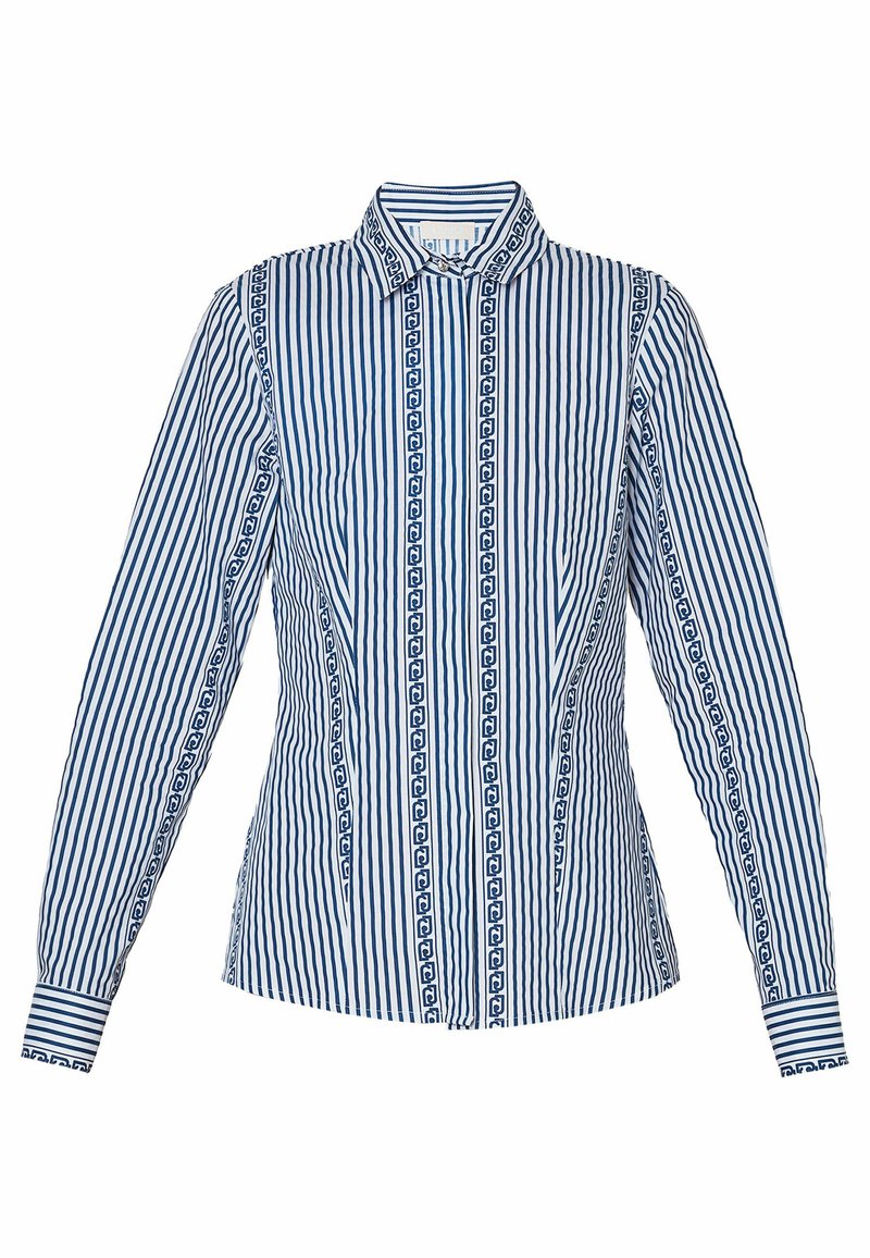 Liu Jo Jeans Overhemdblouse blauw gemêleerd Liu Jo Jeans Overhemdblouse blauw gemêleerd